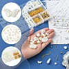 DIY Brass & ABS Plastic Imitation Pearl Earrings Making Kits DIY-FS0007-97-3