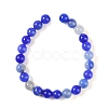 Natural Striped Agate/Banded Agate Beads Strands G-Z060-A01-B26-3