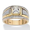 Square Alloy with Crystal Rhinestone Finger Rings FS-WG4A2D8-15-1