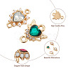 20Pcs 10 Color Zinc Alloy Links Connectors ALRI-MP0001-01-4