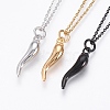 304 Stainless Steel Pendant Necklaces NJEW-P224-11-1