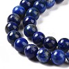 Natural Lapis Lazuli Beads Strands G-P348-01-6mm-3