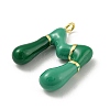 Brass Enamel Pendants KK-E093-03G-M-2