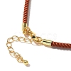 Nylon Milan Cord Necklace Making MAK-M028-01G-24-3