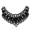 Milk Silk Embroidered Floral Lace Collar LS-DIY-WH0260-07B-2