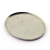 Tarnish Resistant 304 Stainless Steel Plain Edge Bezel Cups LS-STAS-Q194-12-3