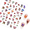 Mushroom Plastic Nail Art Stickers MRMJ-WH20004-07-1