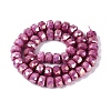 Anti-Tarnish Electroplate Glass Beads Strands GLAA-T025-10mm-11I-3