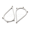 Non-Tarnish 304 Stainless Steel Chandelier Component Links STAS-B056-07P-02-2