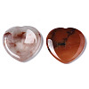 Natural Agate Thumb Worry Stone G-N0325-01-04-3