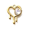 304 Stainless Steel Pendants STAS-Q346-10G-09-1