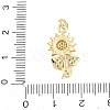 Valentine's Day Brass Micro Pave Cubic Zirconia Pendants KK-D258-07G-05-3