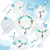 DIY Ocean Theme Stretch Bracelets Making Kit DIY-SC0021-56-6