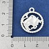 Twelve Constellations Alloy Pendants PALLOY-Q006-01I-S-3