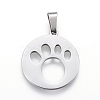 Non-Tarnish 304 Stainless Steel Pendants STAS-I086-04P-01-2