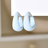 Acrylic C-Shape Stud Earrings FS-WG8BEC0-15-1