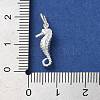 925 Sterling Silver Sea Animal Sea Horse Charms STER-E071-02S-05-3