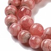 Natural Argentina Rhodochrosite Beads Strands G-D864-14-6mm-A-3