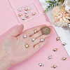 20Pcs 2 Colors Rack Plating Brass Pendants KK-PH0014-19B-3
