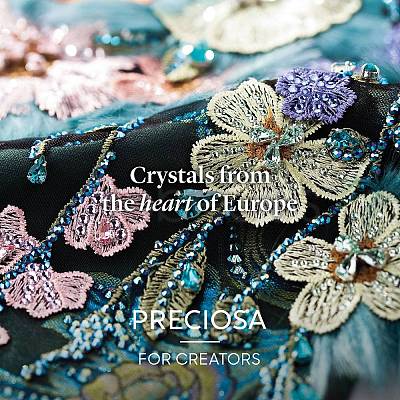 Preciosa® Crystal Hotfix Flatback Stones Y-PRC-HSS6-20110-1