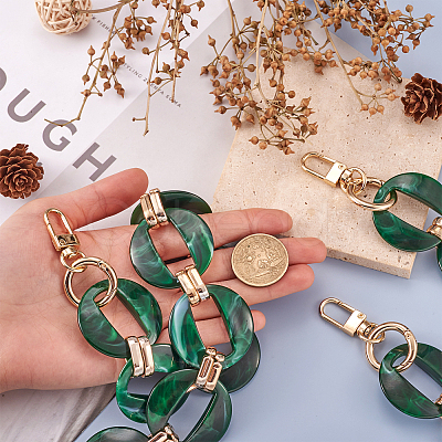 2Pcs 2 Style Resin & Acrylic Bag Strap FIND-GN0001-37-1
