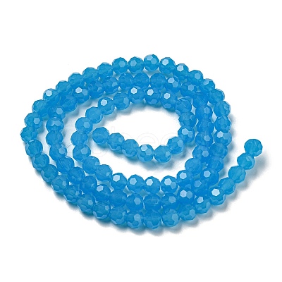 Imitation Jade Glass Beads Stands EGLA-A035-J6mm-D07-1