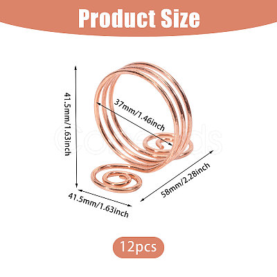 Iron Name Card Holder IFIN-WH0086-20RG-1