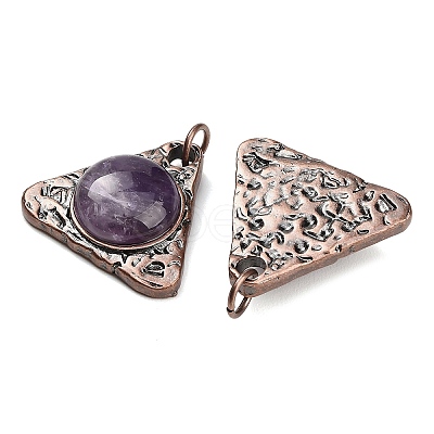 Natural Amethyst Pendants GG-CBACC2B-04R-05-1