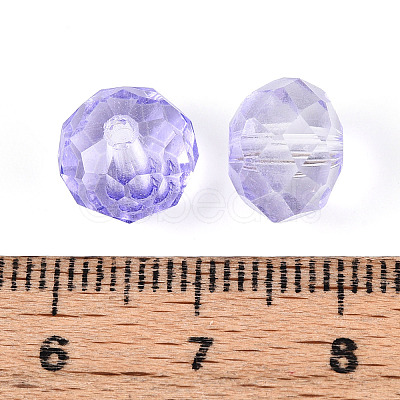 Baking Paint Transparent Glass Beads GLAA-N011-10mm-05-1