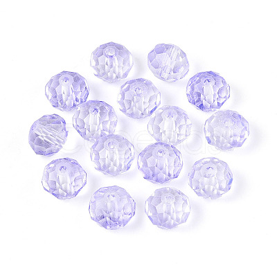 Baking Paint Transparent Glass Beads X1-GLAA-N011-10mm-05-1