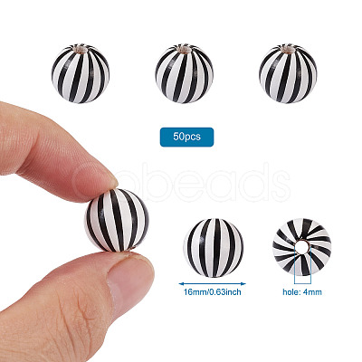 Natural Wooden Beads WOOD-TAC0010-04B-1