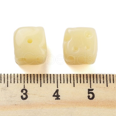 Opaque Acrylic Beads OACR-U001-08-1