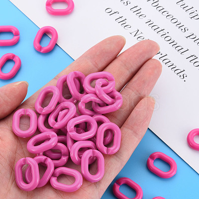 Opaque Acrylic Linking Rings MACR-S373-19B-A03-1