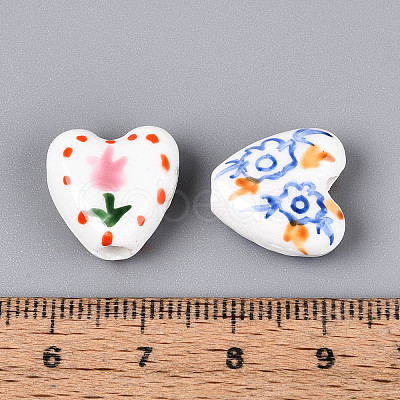 Handmade Porcelain Ceramic Beads PORC-T134-28M-1
