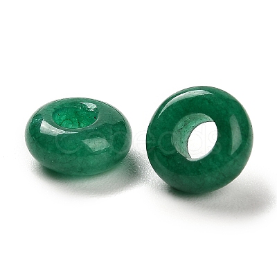 Natural Malaysia Jade Dyed European Beads G-R488-02D-1