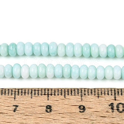 Ombre Effect Dyed Glass Beads Strands GLAA-T030-07A-07-1