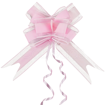 Plastic Bowknot Pull Bows AJEW-WH20064-74F-1