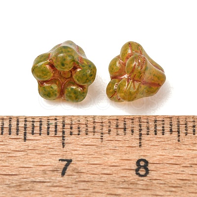 Handmade Lampwork Bead Caps LA-CBAA1BE-02K-1
