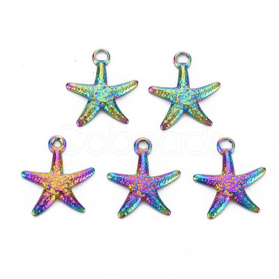 201 Stainless Steel Pendants STAS-S119-043-1
