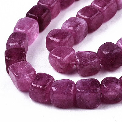 Natural Dyed Quartz Beads Strands G-T131-56E-1