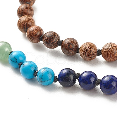 Buddhist Necklace NJEW-JN03847-1