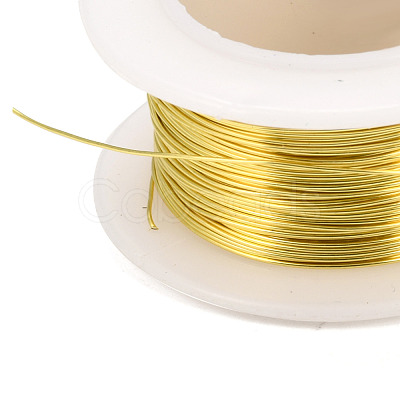 Round Copper Jewelry Wire CWIR-I002-0.4mm-LG-NR-1