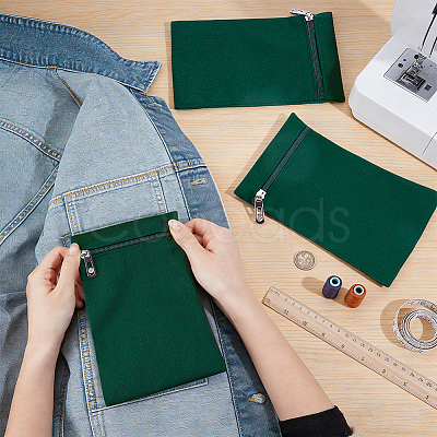 Canvas Cloth Zipper Bags ABAG-WH0077-09B-07-1