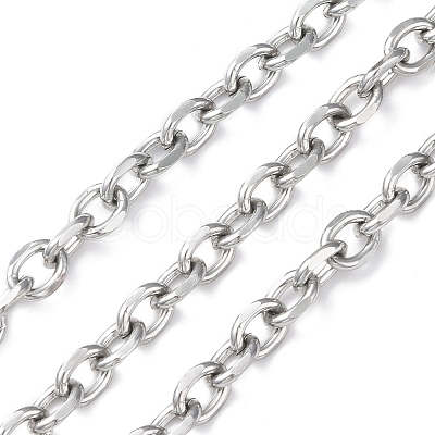 Oval Oxidation Aluminum Cable Chains CHA-K003-05P-1