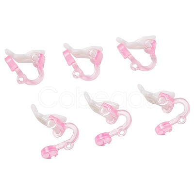 Plastic Clip-on Earring Findings LS-X-FIND-Q001-02-1
