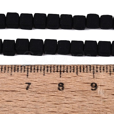 Opaque Frosted Glass Beads Strands GLAA-N072-01A-B11-1