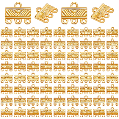 120Pcs Alloy Chandelier Components Links FIND-GO0003-32B-1