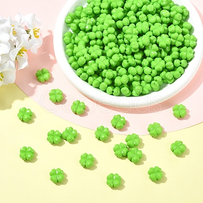200Pcs Opaque Acrylic Beads SACR-YW0002-07-1