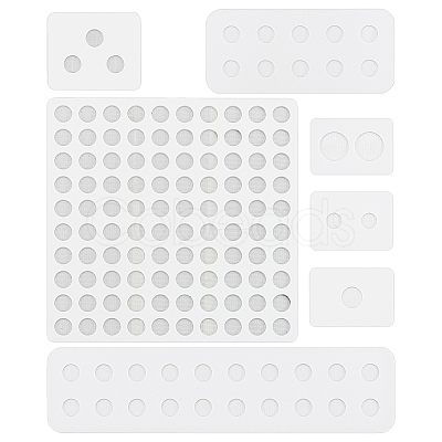 7Pcs 7 Styles Acrylic Bead Design Boards ODIS-BC0001-16-1