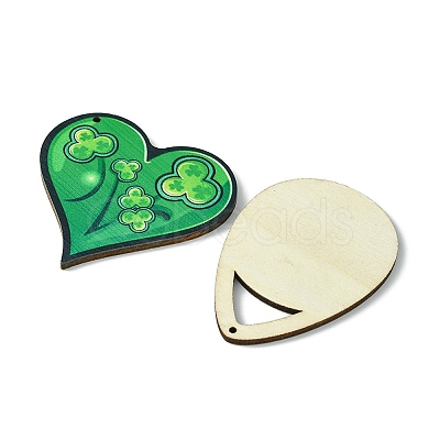 DIY Saint Patrick's Day Earring/Pendant Decoration Making Kits DIY-FS0005-53-1